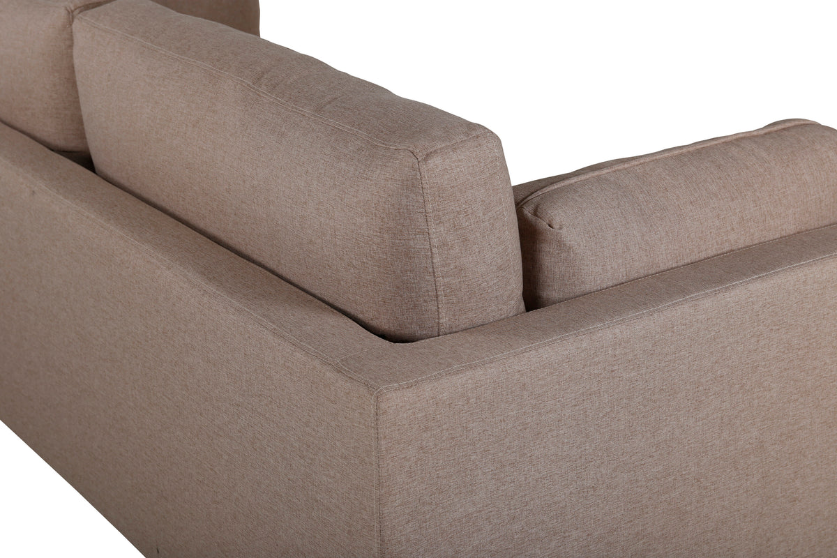 Boom 3-personers sofa - sort, brun - billede 6