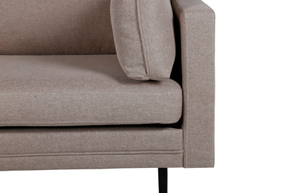 Boom 3-personers sofa - sort, brun - billede 7