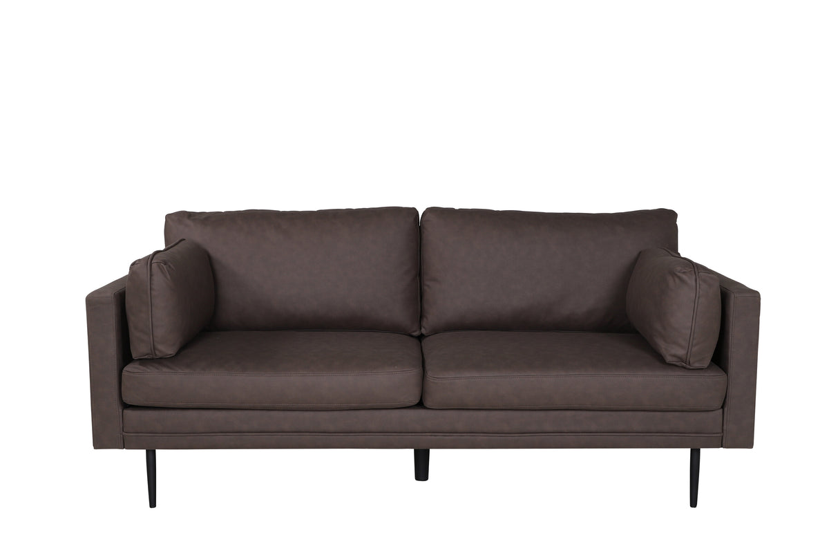 Boom 3-personers sofa - sort, brun - billede 1