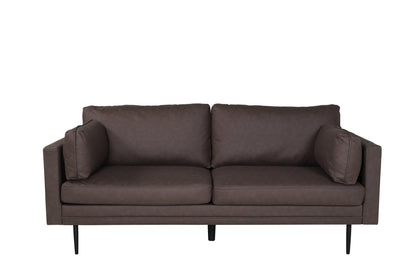 Boom 3-personers sofa - sort, brun - billede 1