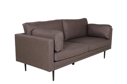 Boom 3-personers sofa - sort, brun - billede 3