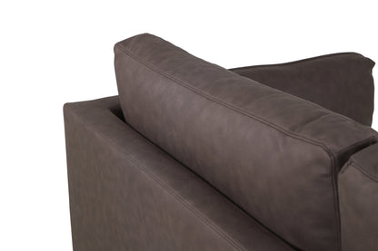 Boom 3-personers sofa - sort, brun - billede 6