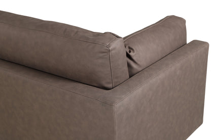 Boom 3-personers sofa - sort, brun - billede 8
