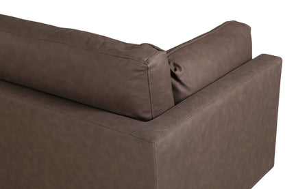 Boom 3-personers sofa - sort, brun - billede 7