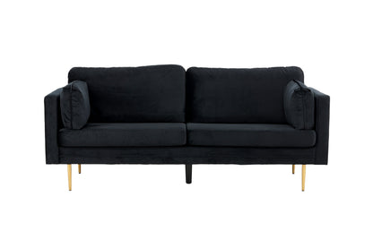Boom 3-personers sofa - sort, guld - billede 2