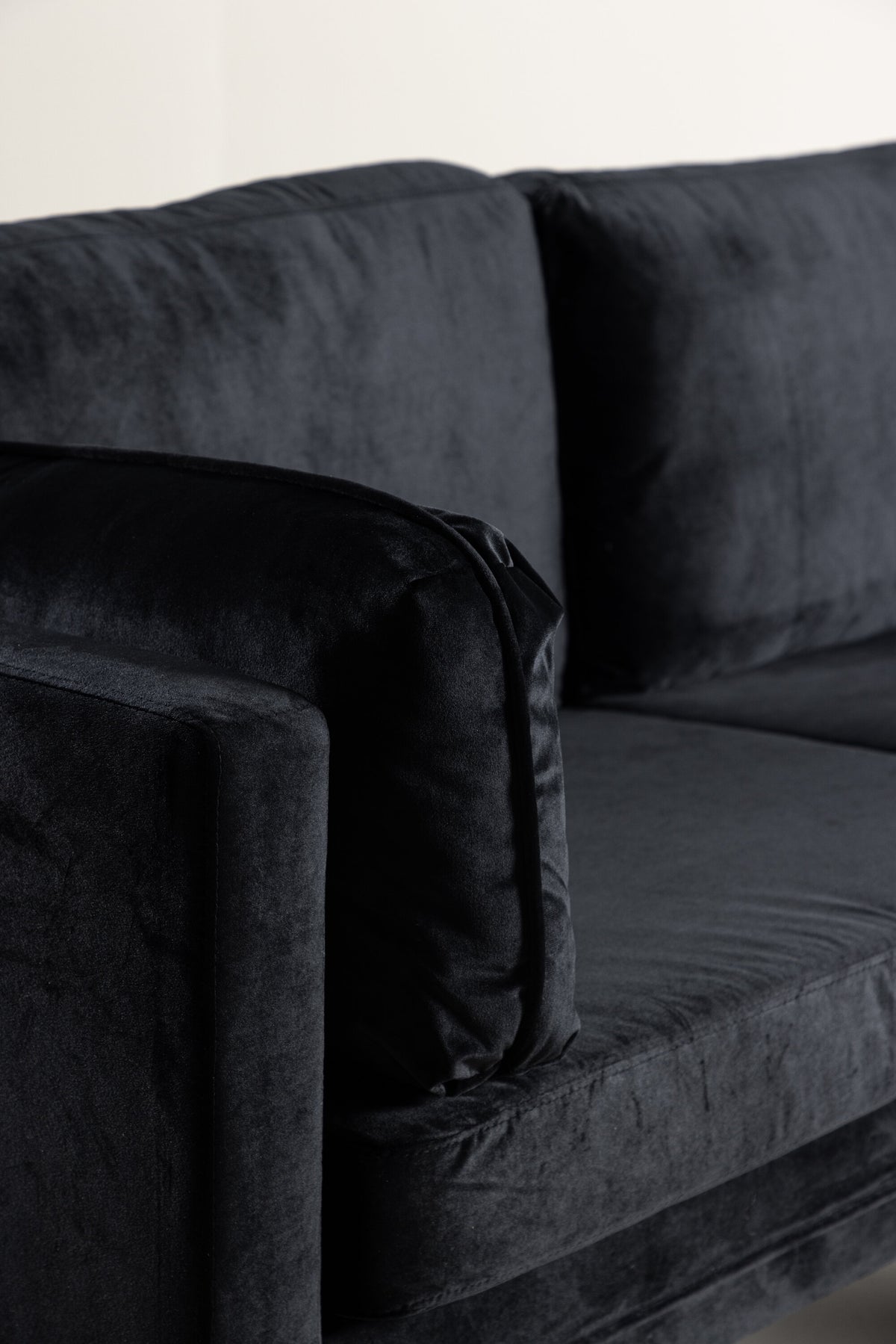 Boom 3-personers sofa - sort, guld - billede 24