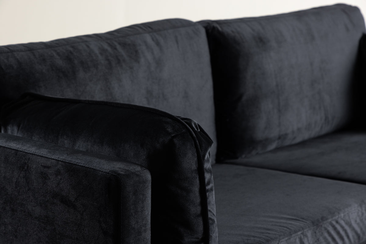 Boom 3-Personers Sofa Sort