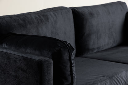 Boom 3-personers sofa - sort, guld - billede 21