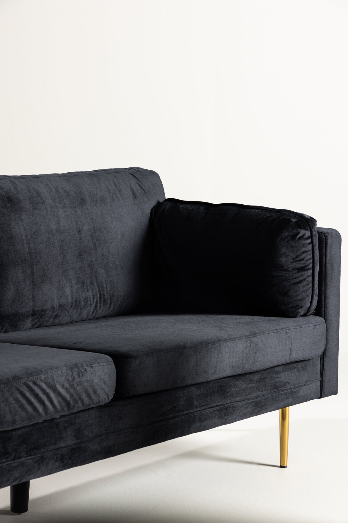 Boom 3-personers sofa - sort, guld - billede 25