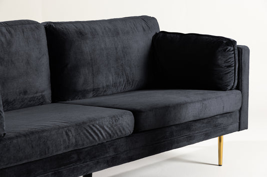 Boom 3-Personers Sofa Sort