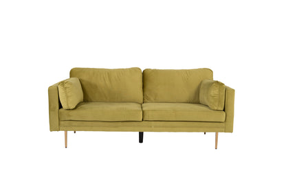 Boom 3-personers sofa - guld, grøn - billede 2