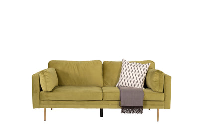 Boom 3-personers sofa - guld, grøn - billede 4
