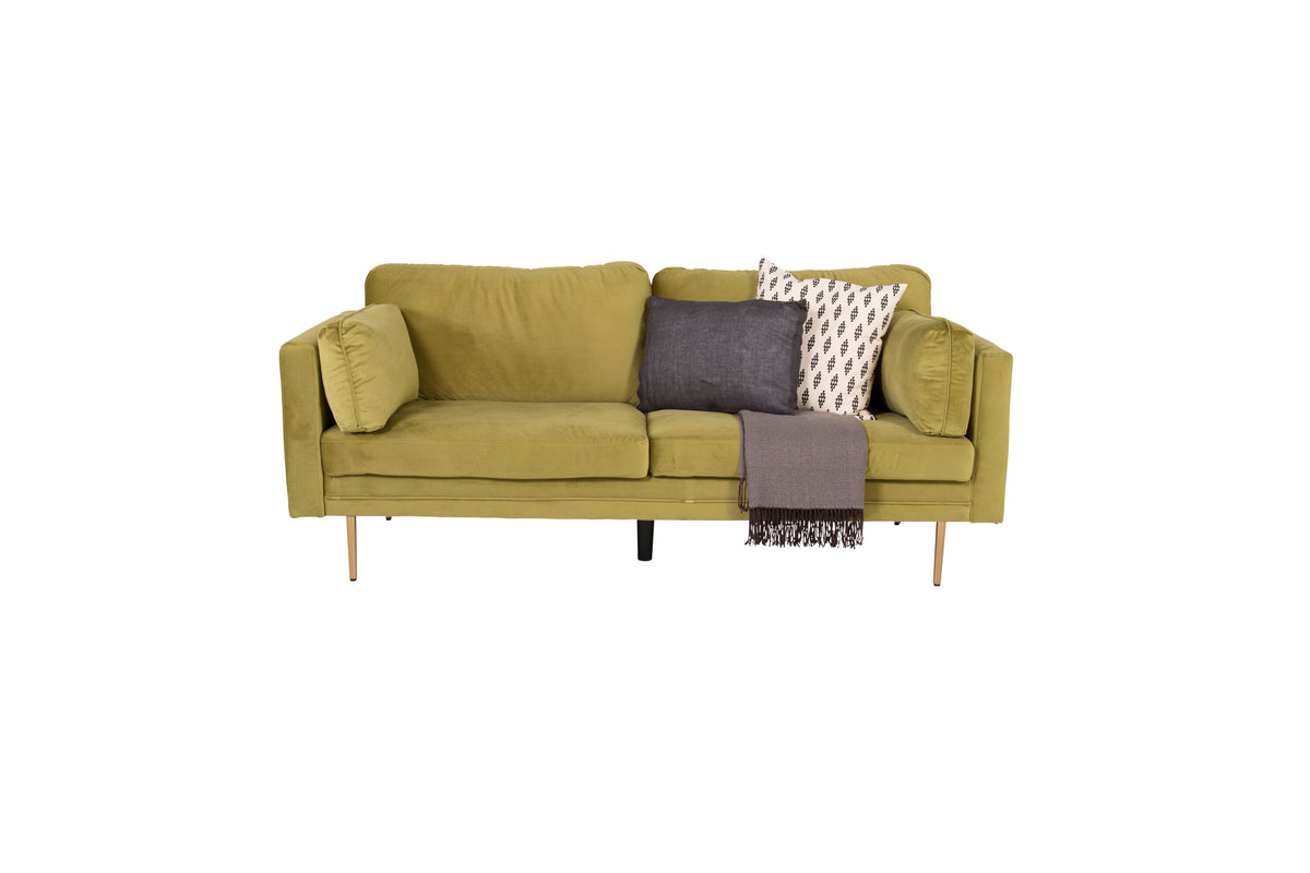 Boom 3-personers sofa - guld, grøn - billede 13