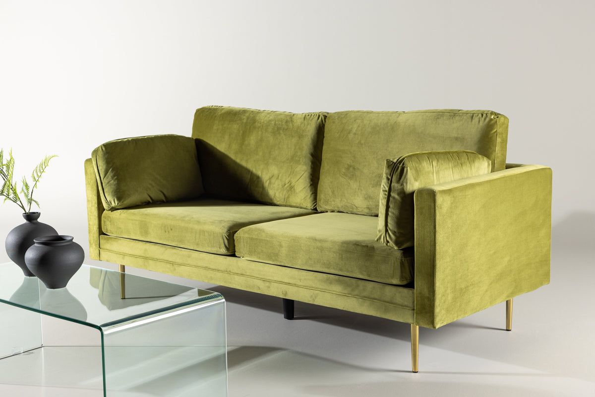 Boom 3-personers sofa - guld, grøn - billede 26