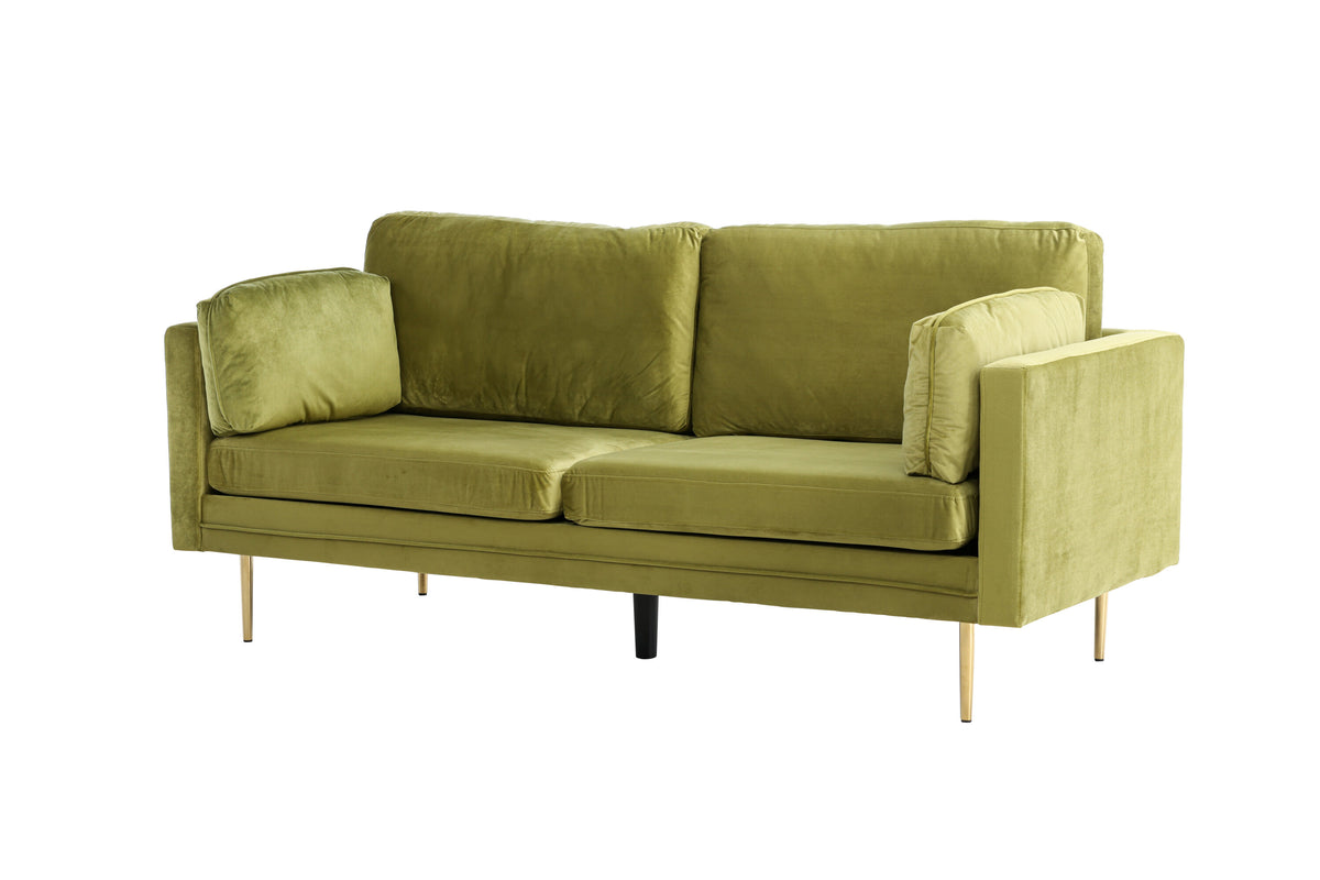 Boom 3-personers sofa - guld, grøn - billede 6
