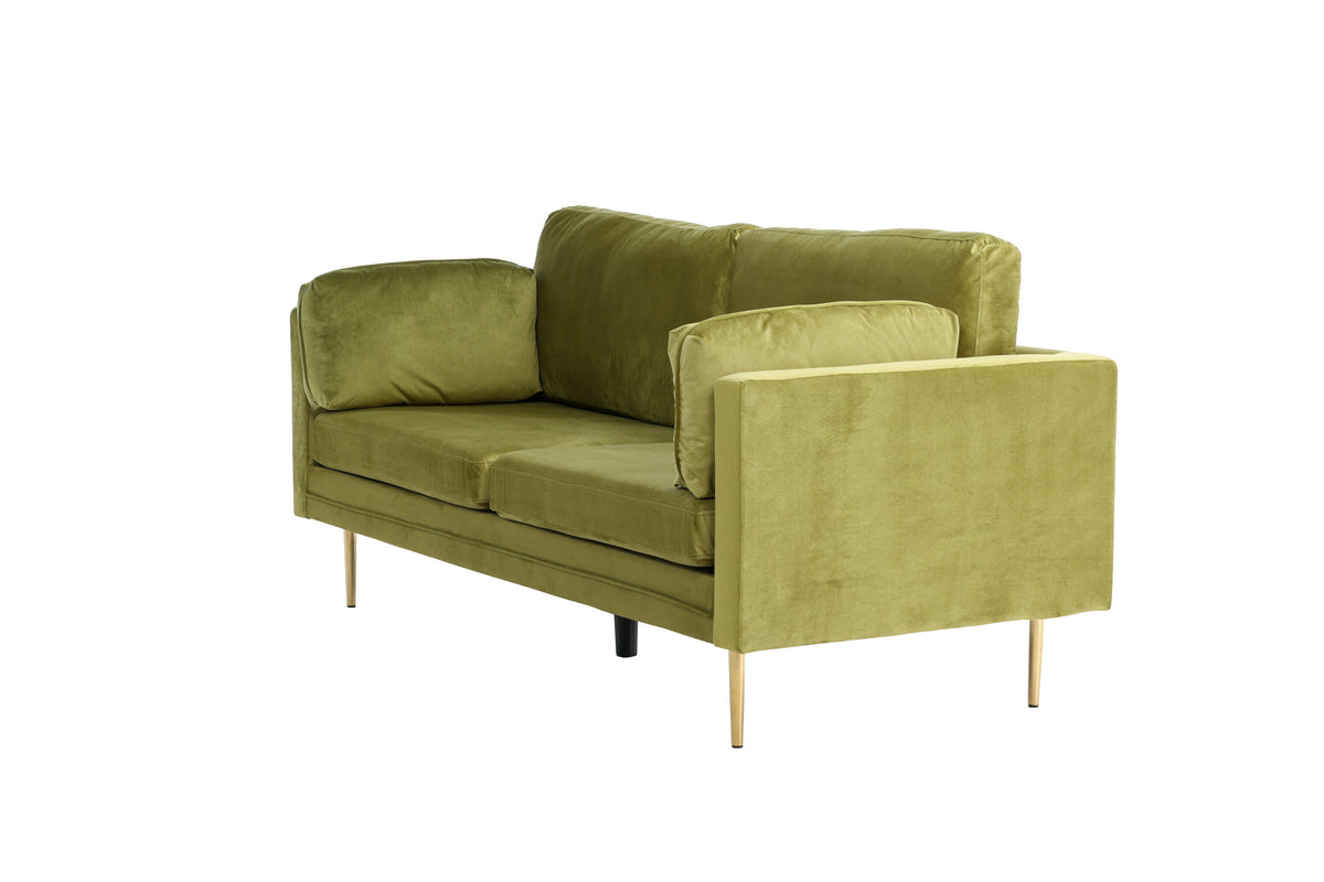 Boom 3-personers sofa - guld, grøn - billede 7