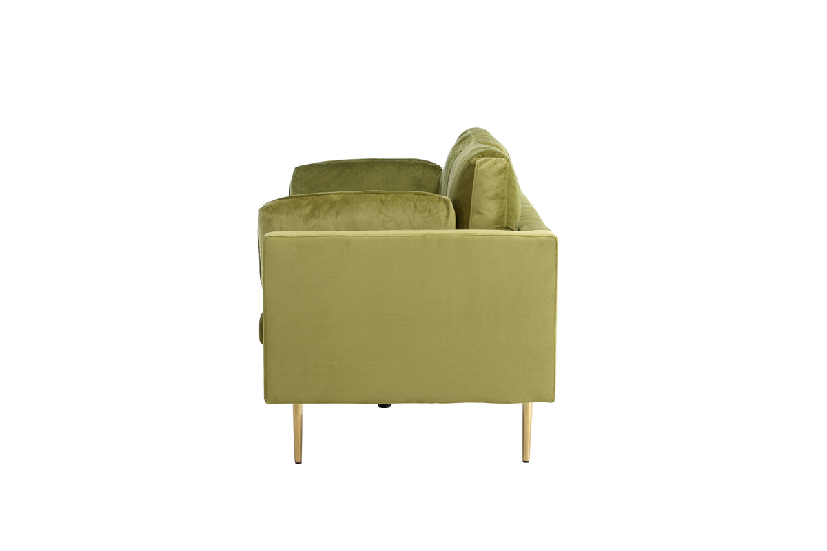 Boom 3-personers sofa - guld, grøn - billede 10