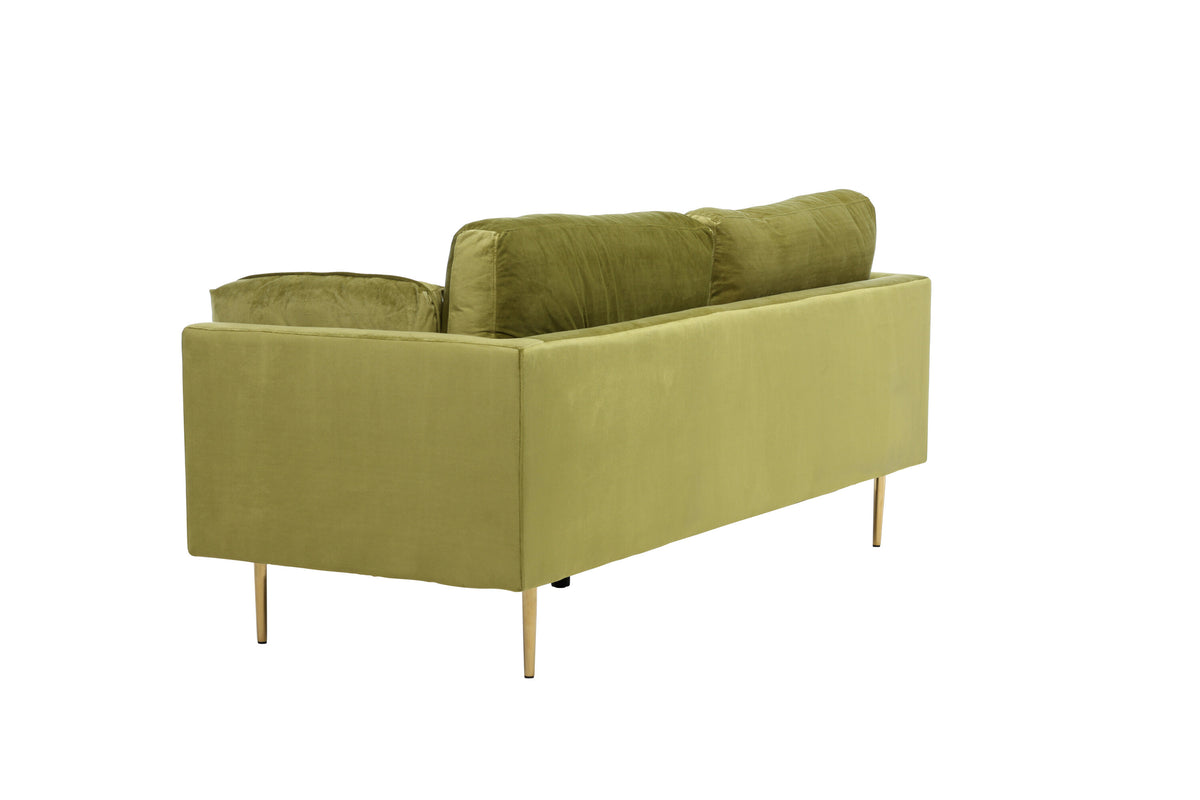 Boom 3-personers sofa - guld, grøn - billede 12