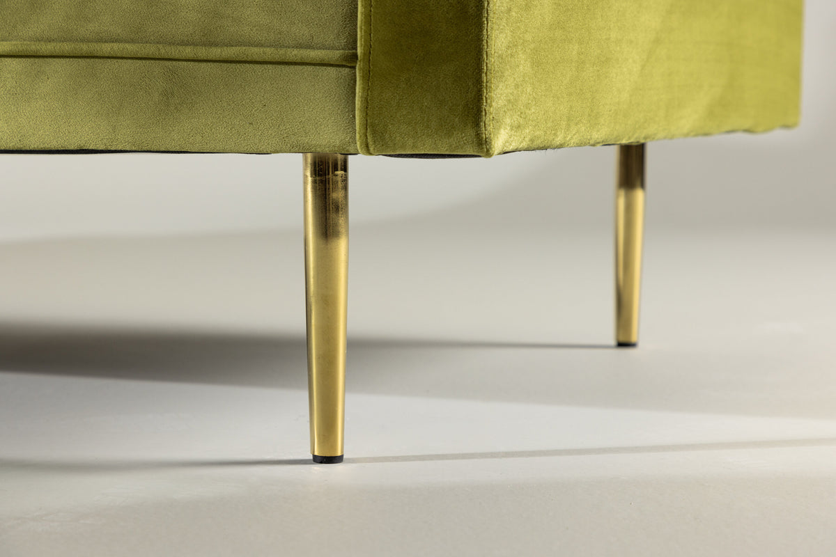 Boom 3-personers sofa - guld, grøn - billede 28