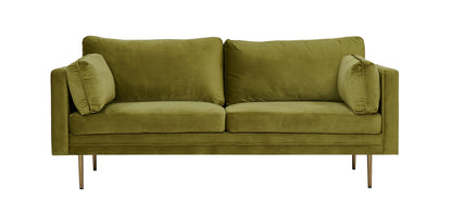 Boom 3-personers sofa - guld, grøn - billede 1