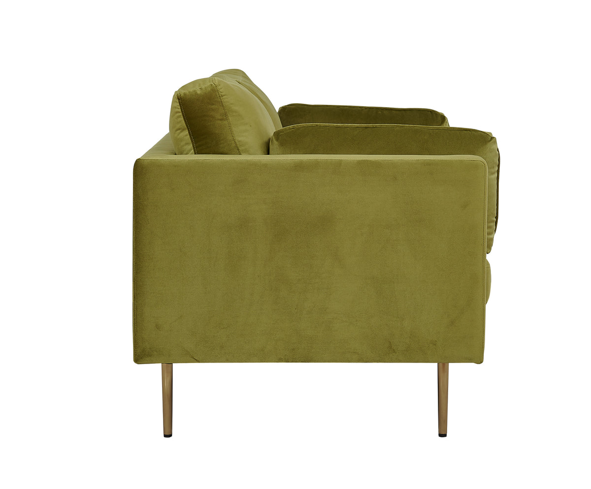 Boom 3-personers sofa - guld, grøn - billede 11