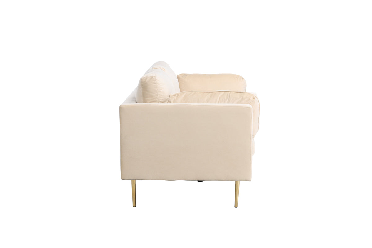 Boom 3-personers sofa - beige, guld - billede 17
