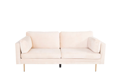 Boom 3-personers sofa - beige, guld - billede 1
