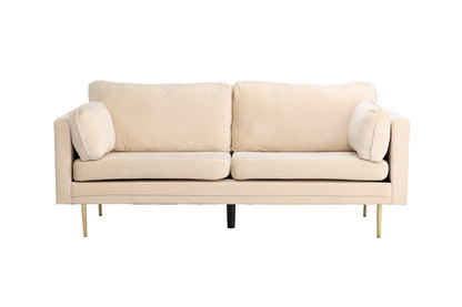 Boom 3-personers sofa - beige, guld - billede 2
