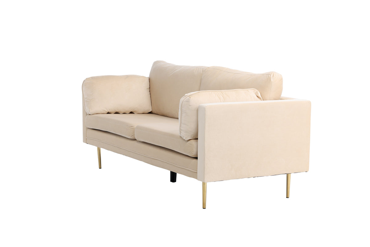 Boom 3-personers sofa - beige, guld - billede 7