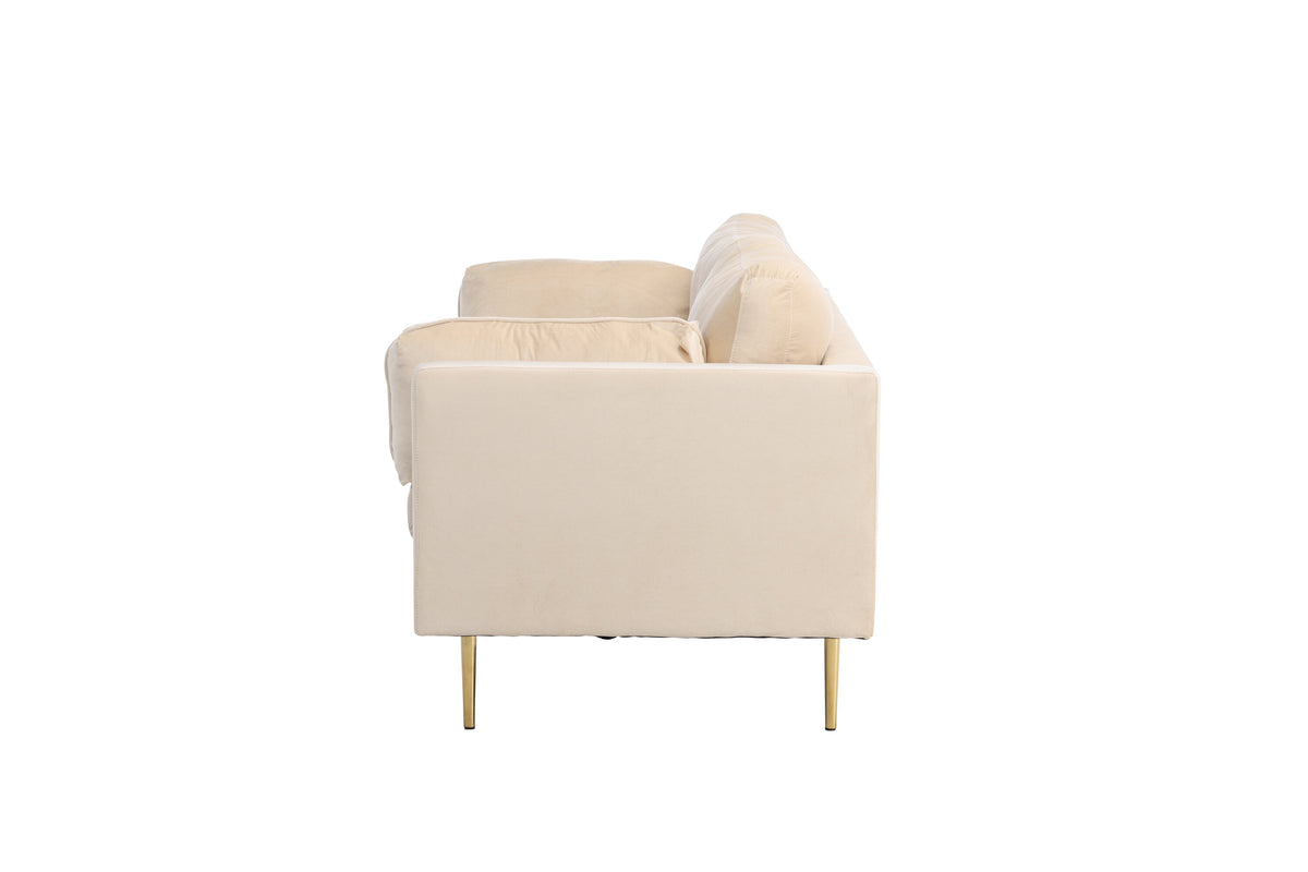 Boom 3-personers sofa - beige, guld - billede 9