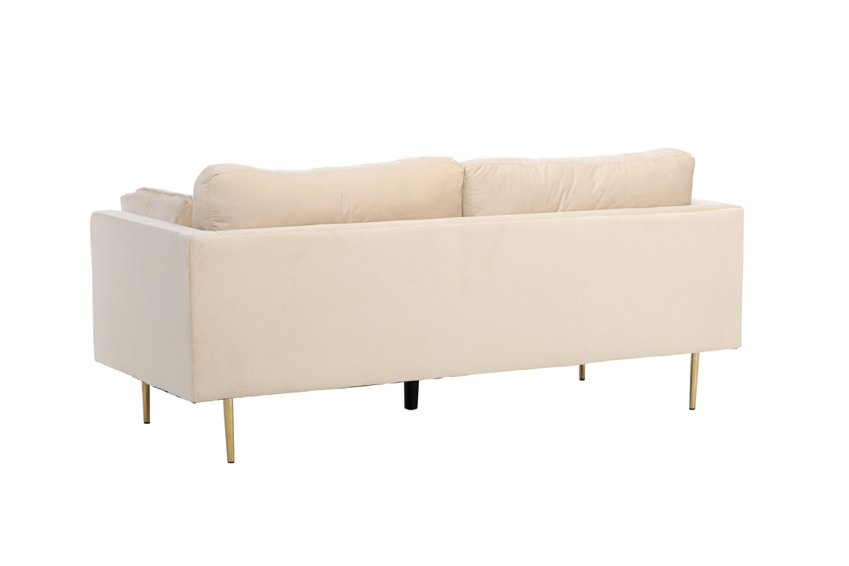 Boom 3-personers sofa - beige, guld - billede 13