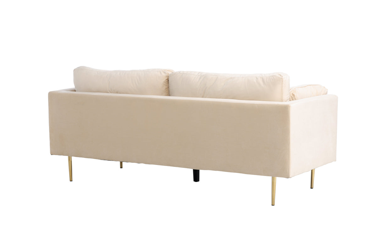 Boom 3-personers sofa - beige, guld - billede 15