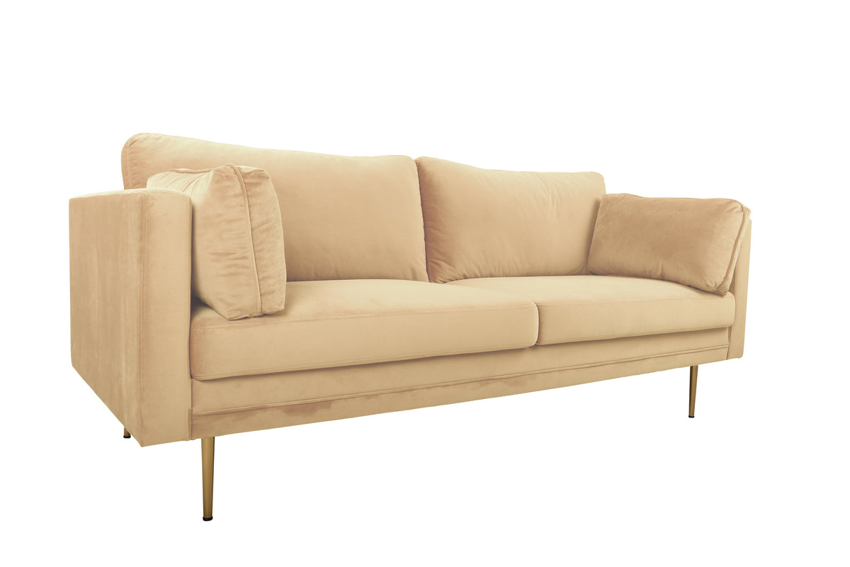 Boom 3-personers sofa - beige, guld - billede 3