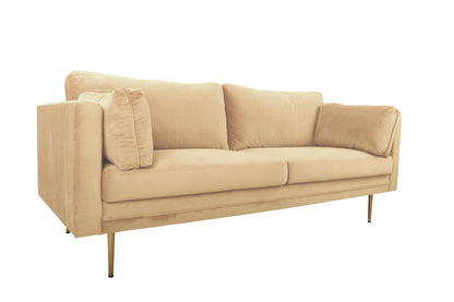 Boom 3-personers sofa - beige, guld - billede 3