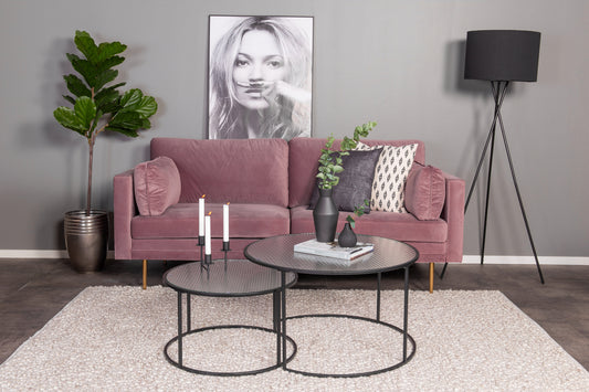 Boom 3-Personers Sofa Pink