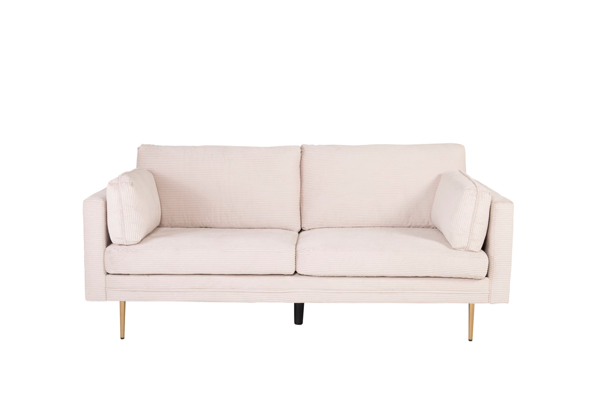 Boom 3-personers sofa - guld, beige - billede 1