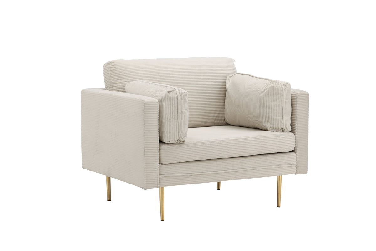 Boom Lænestol Lys Beige