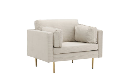 Boom Lænestol Lys Beige