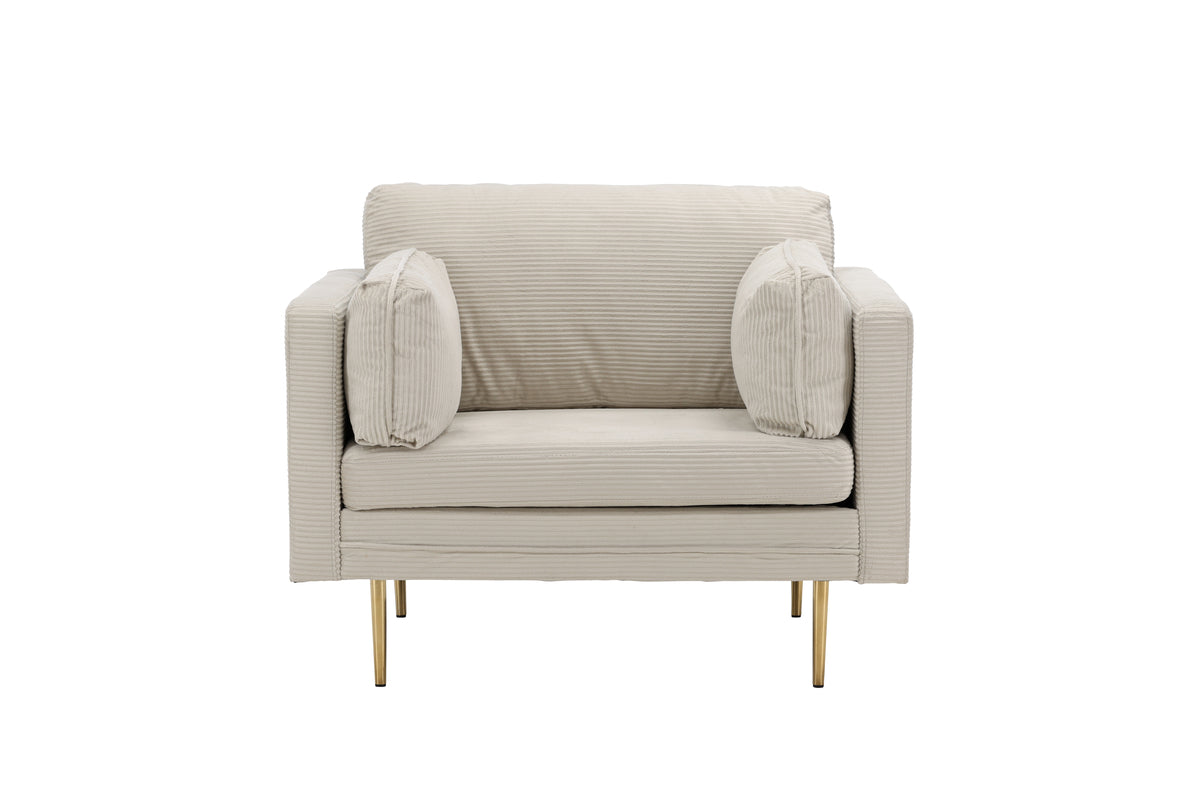 Boom Lænestol Lys Beige