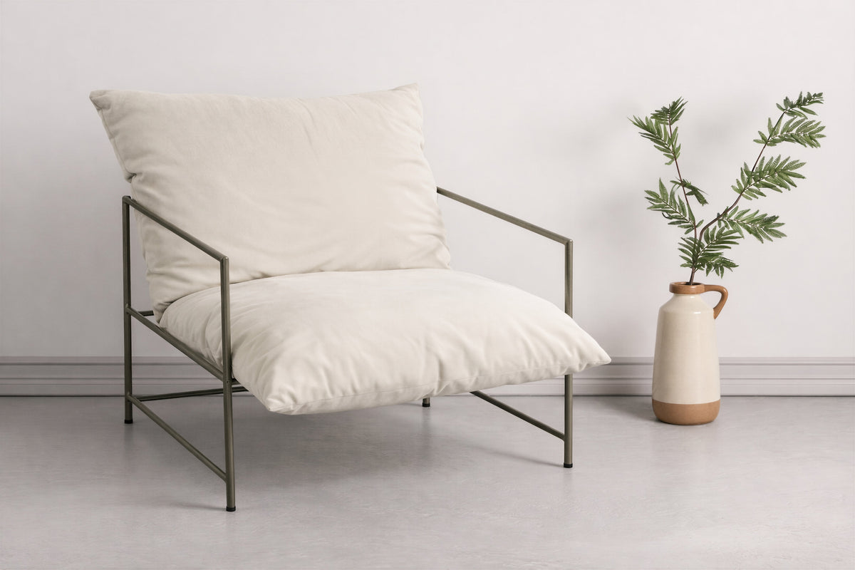 Sedalia lænestol - beige - billede 5
