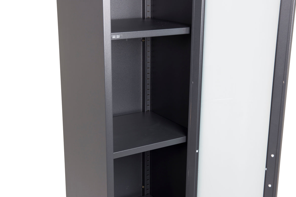 Acero Vitrineskab 35 x 150 x 35 Sort