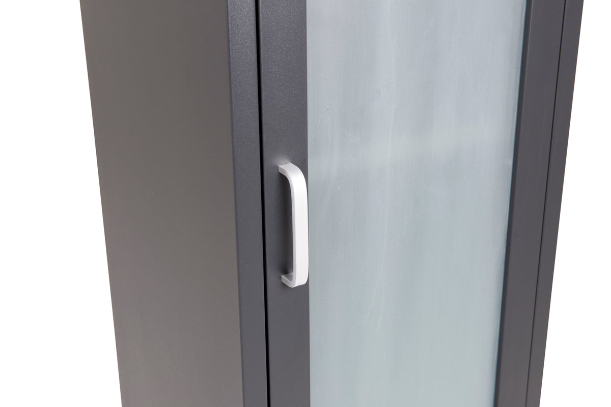Acero Vitrineskab 35 x 150 x 35 Sort
