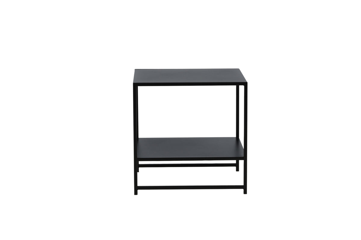 Staal sengebord - 50 × 50 cm - sort - billede 10