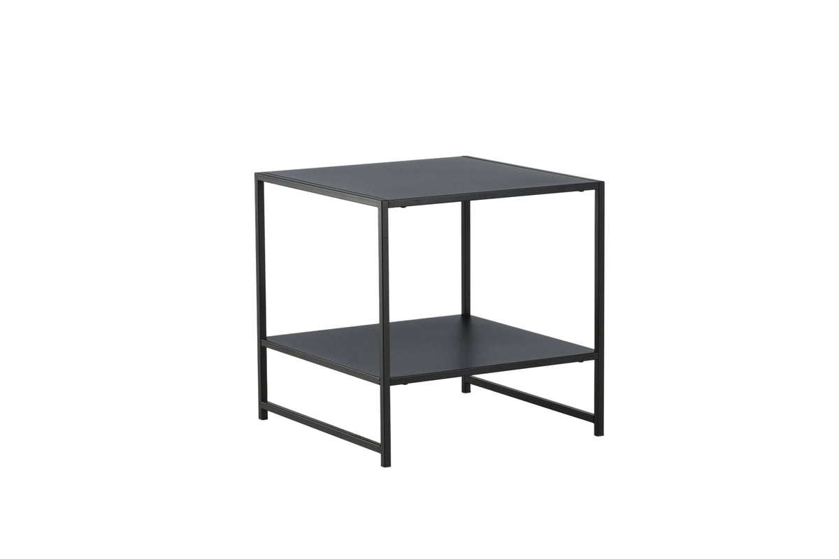 Staal sengebord - 50 × 50 cm - sort - billede 12