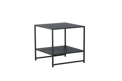 Staal sengebord - 50 × 50 cm - sort - billede 3