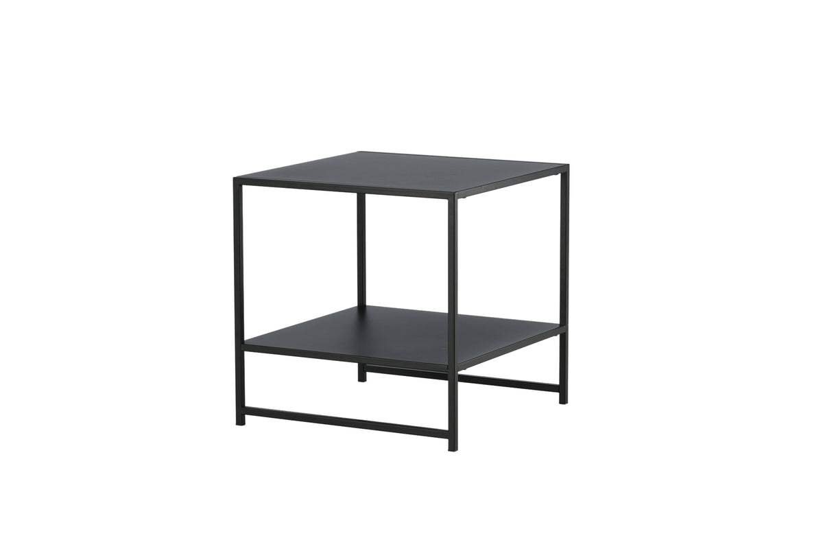 Staal sengebord - 50 × 50 cm - sort - billede 5