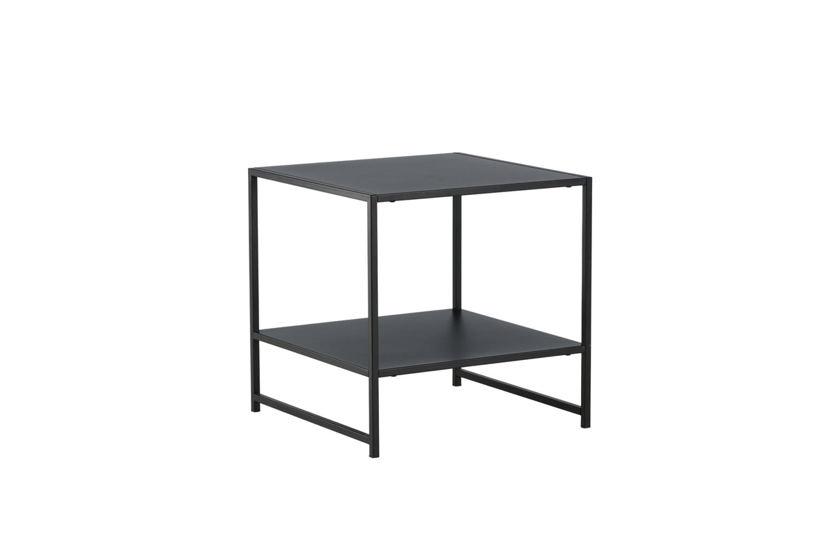 Staal sengebord - 50 × 50 cm - sort - billede 6