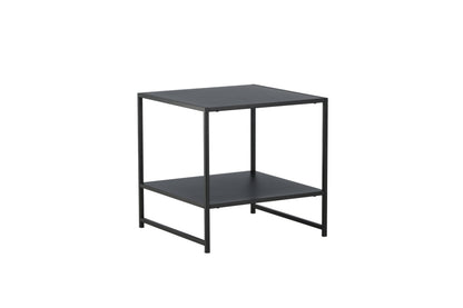 Staal sengebord - 50 × 50 cm - sort - billede 6