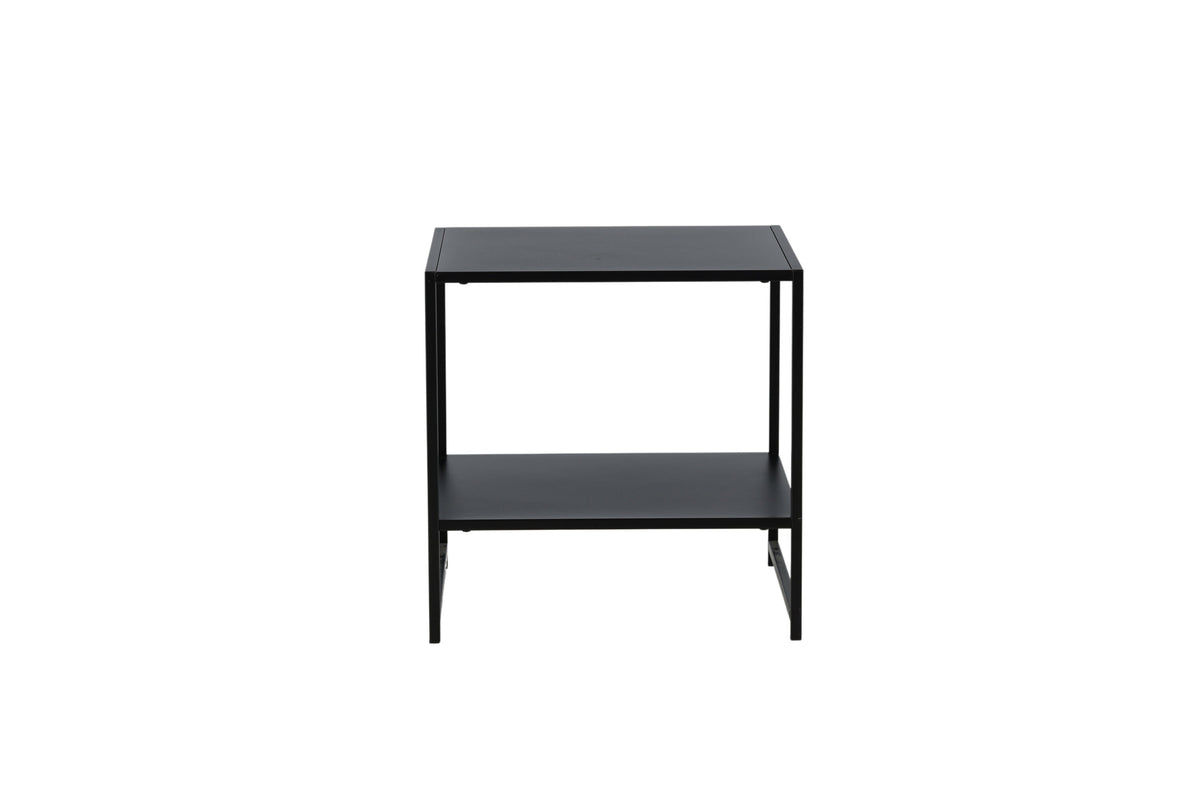 Staal sengebord - 50 × 50 cm - sort - billede 7