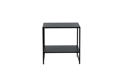 Staal sengebord - 50 × 50 cm - sort - billede 7